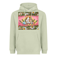 Matcha Easter bunny and eggs Heavyweight Hoodie - RanaPortraitStore