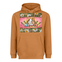Meerkat Easter bunny and eggs Heavyweight Hoodie - RanaPortraitStore