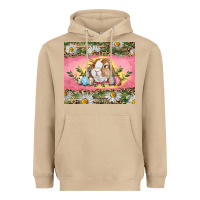 Mushroom Easter bunny and eggs Heavyweight Hoodie - RanaPortraitStore