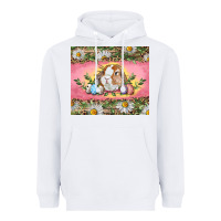 White Easter bunny and eggs Heavyweight Hoodie - RanaPortraitStore