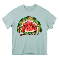 Arona watermelon summer rainbow Heavy Core Tee - Jasminsmagicworld