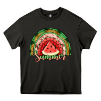 Asphalt watermelon summer rainbow Heavy Core Tee - Jasminsmagicworld