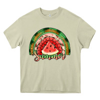 Mossy watermelon summer rainbow Heavy Core Tee - Jasminsmagicworld