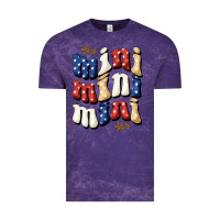 Cloud Purple american mini Vintage Tee - BundleAndBundleShop