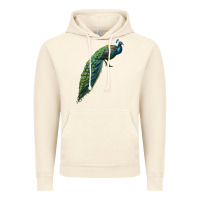 Vintage Artic Peacock Vintage Hoodie - LillyAllenDesigns