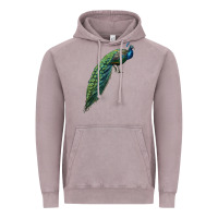 Vintage Zinc Peacock Vintage Hoodie - LillyAllenDesigns