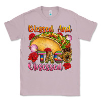 Lilac Blessed and taco obsessed Mexico Classic Tee - FaDigitalArtStudio