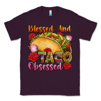 Plum Blessed and taco obsessed Mexico Classic Tee - FaDigitalArtStudio