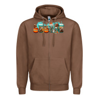 Chestnut american football coffee cups Zipper Hoodie - Jasminsmagicworld