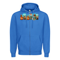 True Royal american football coffee cups Zipper Hoodie - Jasminsmagicworld