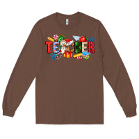 Chestnut Christmas teacher Long Sleeve Tee - CowhideDigitalArt
