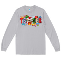 Moon Dust Christmas teacher Long Sleeve Tee - CowhideDigitalArt