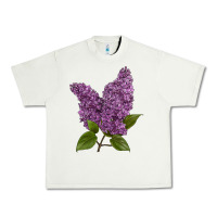 Pistachio Purple Lilac Flower Urban Heavy Tee - LillyAllenDesigns
