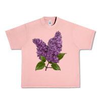 Salmon Purple Lilac Flower Urban Heavy Tee - LillyAllenDesigns