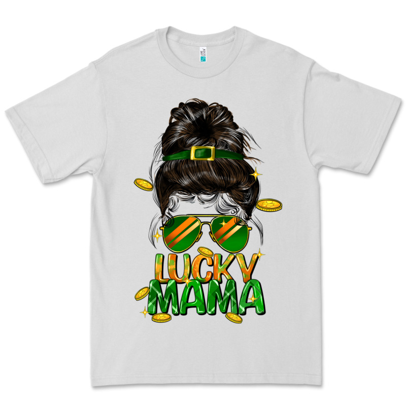 Lucky Mama St. Patricks Day Premium Tee by FaDigitalArtStudio | Teevron