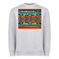 Heather Grey turquoise gemstone western Heavyweight Sweatshirt - Jasminsmagicworld