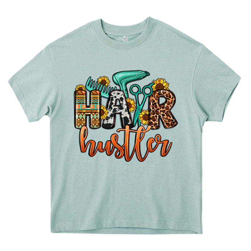 Hair Hustler Heavy Core Tee by OliviaCreatesArt | Teevron