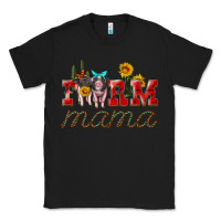 Black farm mama with pigs Classic Tee - Artiststas