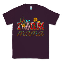 Plum farm mama with pigs Classic Tee - Artiststas