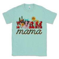 Seafoam farm mama with pigs Classic Tee - Artiststas