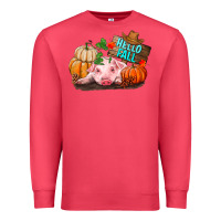Cardinal Hello fall pig Premium Sweatshirt - RanaPortraitStore