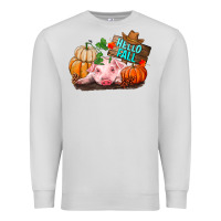Dove Grey Hello fall pig Premium Sweatshirt - RanaPortraitStore