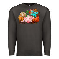 Smoke Hello fall pig Premium Sweatshirt - RanaPortraitStore