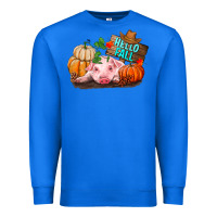 True Royal Hello fall pig Premium Sweatshirt - RanaPortraitStore