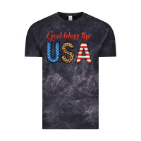 Cloud Black god bless the usa Vintage Tee - BundleAndBundleShop