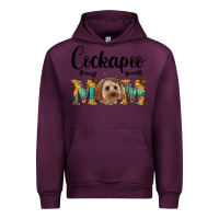 Mauve Wine cockapoo mom western Urban Hoodie - RanaPortraitStore