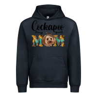 Navy cockapoo mom western Urban Hoodie - RanaPortraitStore