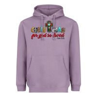 Lavender christmas for god so loved john 3 16 Heavyweight Hoodie - Jasminsmagicworld