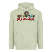 Matcha christmas for god so loved john 3 16 Heavyweight Hoodie - Jasminsmagicworld