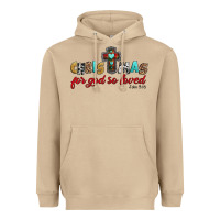 Mushroom christmas for god so loved john 3 16 Heavyweight Hoodie - Jasminsmagicworld