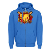 True Royal softball home plate Zipper Hoodie - Jasminsmagicworld