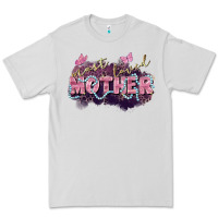 Dove Grey Most loved mother Mother's Day Premium Tee - FaDigitalArtStudio