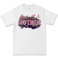 White Most loved mother Mother's Day Premium Tee - FaDigitalArtStudio