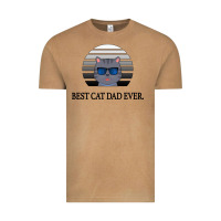 Vintage Camel Best Cat Dad Ever Vintage Tee - Bettercallsaul