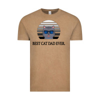Vintage Coffee Best Cat Dad Ever Vintage Tee - Bettercallsaul