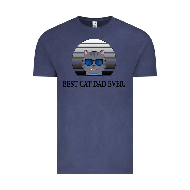 Best Cat Dad Ever Vintage Tee by Bettercallsaul | Teevron