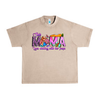 French Oak This Mama is chilling with her Urban Heavy Tee - CowhideDigitalArt