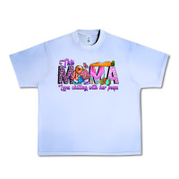 Grape Ice This Mama is chilling with her Urban Heavy Tee - CowhideDigitalArt