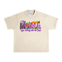 Sandshell This Mama is chilling with her Urban Heavy Tee - CowhideDigitalArt