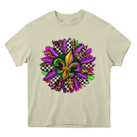 Mossy mardi gras sunflower Heavy Core Tee - OliviaCreatesArt