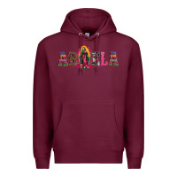 Burgundy abuela our lady of guadalupe Premium Hoodie - Artiststas