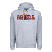 Heather Grey abuela our lady of guadalupe Premium Hoodie - Artiststas
