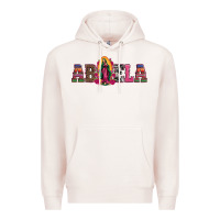 Pale Pink abuela our lady of guadalupe Premium Hoodie - Artiststas