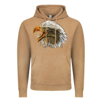 Vintage Camel Bald Head Eagle Vintage Hoodie - LillyAllenDesigns
