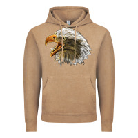 Vintage Coffee Bald Head Eagle Vintage Hoodie - LillyAllenDesigns