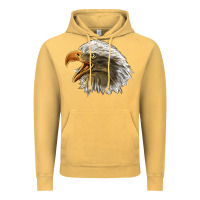 Vintage Mustard Bald Head Eagle Vintage Hoodie - LillyAllenDesigns